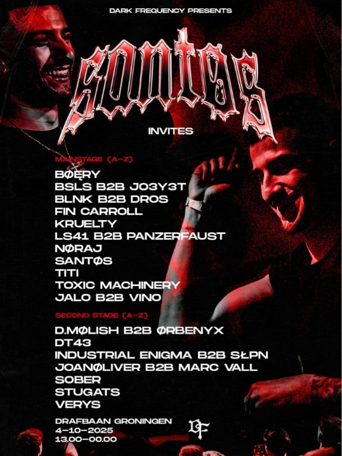 DarkFrequency X Santos invites 